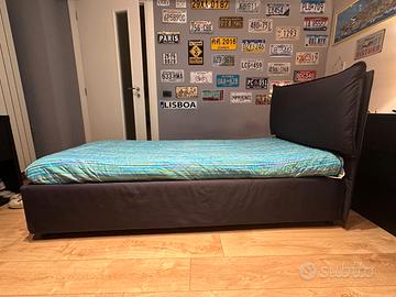 Letto singolo con contenitore e materasso IKEA SUL