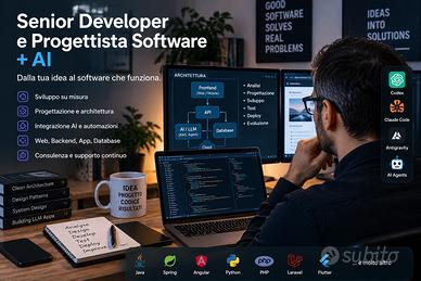 Senior Developer e Progettista Software + AI