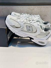 New Balance 530 White Silver Metallic EU 40