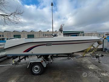Open Elan 17 con Evinrude 90 cv e Carrello