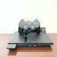 Sony PS2 Slim Nera Playstation 2 Completa con cavi