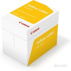 5 risme Carta A4 Canon Yellow Label 80 grammi