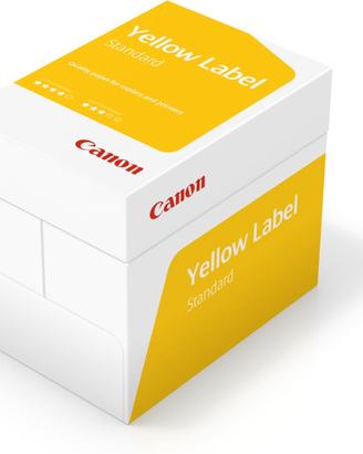 5 risme Carta A4 Canon Yellow Label 80 grammi