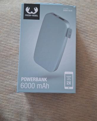 Power bank Fresh 'n Rebel 6000mAh NUOVO SIGILLATO