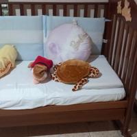 lettino bimbi completo di tutto compresa barra