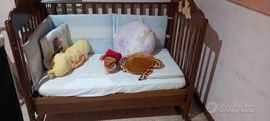 lettino bimbi completo di tutto compresa barra