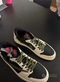 Travis Scott Air Jordan 1 Low 5.0 Medium Olive*46