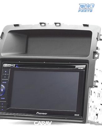 TELAIO NERO RADIO 2-DIN PER OPEL VIVARO NISSAN PRI