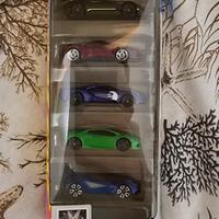Set 5 auto hotwheels 