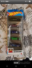Set 5 auto hotwheels 