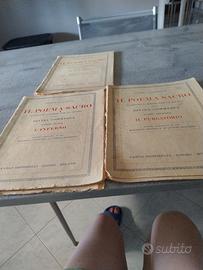 libri vintage Il poema sacro ,La divina commedia 