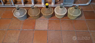 Damigiane originali anni 80