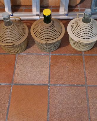 Damigiane originali anni 80