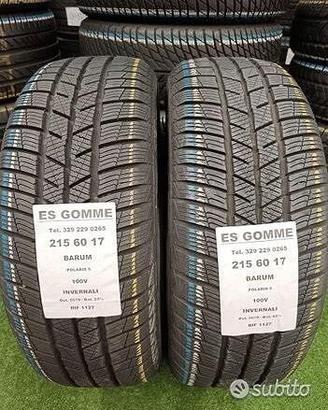 2 gomme 215 60 17 BARUM INV RIF1127