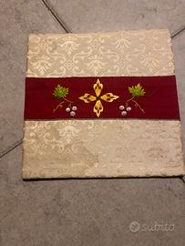 Bursa liturgica per corporale ricamata