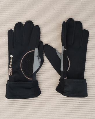 GUANTI SPORT NERI-GRIGI LEGGERI KALENJI