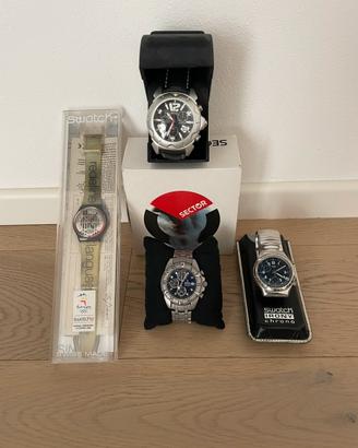 Orologi da collezione: Festina, Sector, Swatch