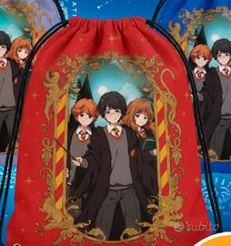 Sacca zaino rossa Harry Potter