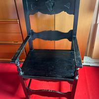 Coppia sedie vecchie