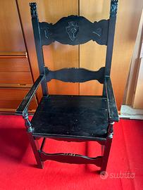 Coppia sedie vecchie