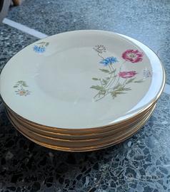 5 Piattini Vintage Porcellana Edelstein Bavaria