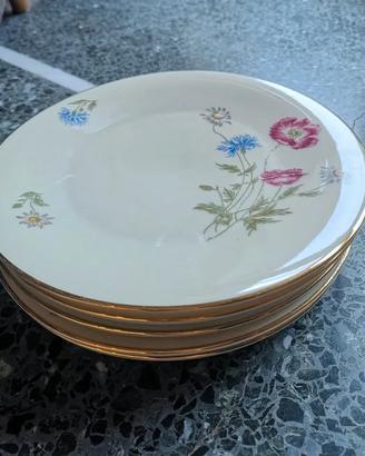 5 Piattini Vintage Porcellana Edelstein Bavaria