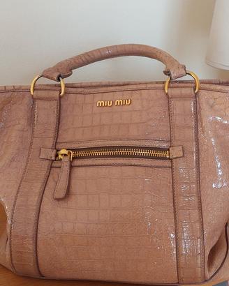 Borsa Miu Miu rosa cipria
