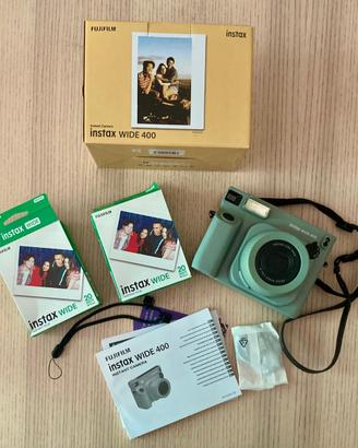 Fujifilm Instax WIDE 400 Green (+ 48 foto incluse)