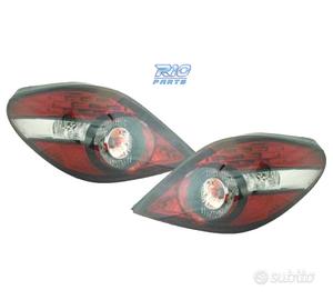 FANALI PEUGEOT 207 CC 06-12 LED ROSSO CROMATO