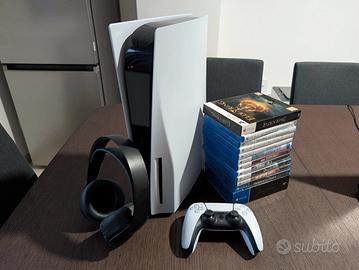 PS5 + accessori + giochi