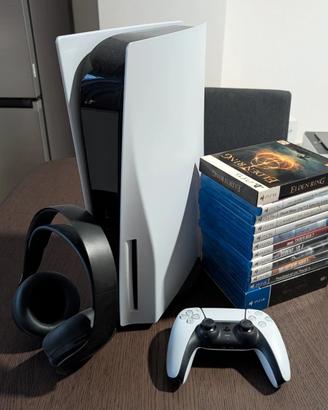 PS5 + accessori + giochi