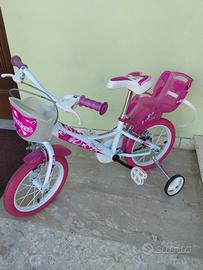Bici bimba con rotelle 14"