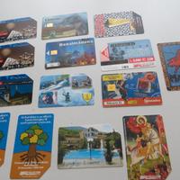 carte telefoniche medaglie  sorprese Kinder biglie