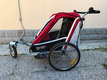 Rimorchio bici bimbi