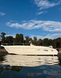 Open arkos 5,87 + motore 40/60 NUOVO + carrello