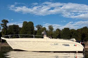 Open arkos 5,87 + motore 40/60 NUOVO + carrello