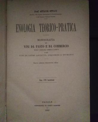 libro 1882 Ottavio Ottavi enologia 