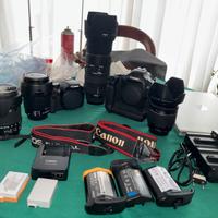 Corredo Canon eos 1d mkIII  eos 550d  con ottiche