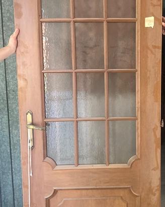Porte da interno in legno e vetro