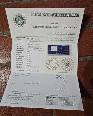 diamante naturale 0.4 ct