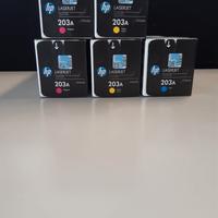 TONER originali HP  203A CF541A CF542A CF543A