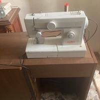 Mobiletto singer retraibile con macchina da cucire