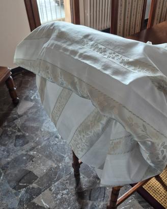 Tenda con bastone con anelli 