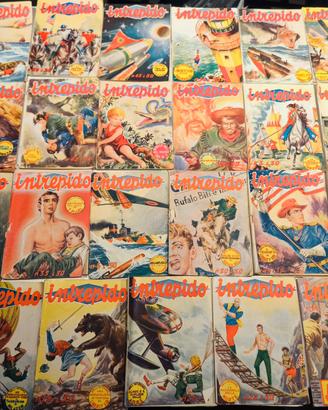 Lotto 23 Fumetti Vintage "Intrepido" anni 50 60
