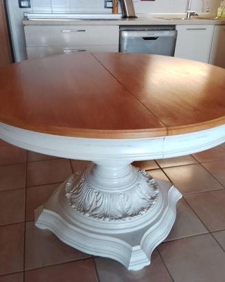 Tavolo tondo allungabile