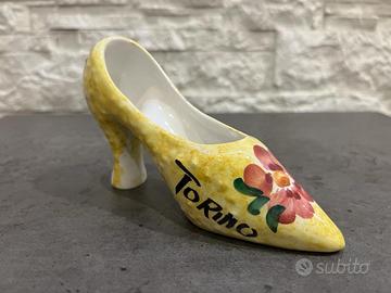 Scarpetta porcellana dipinta a mano