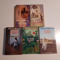 Lotto di 5 libri di Alberto Moravia, anche singoli