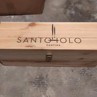Cassetta in legno per vino Santo Iolo