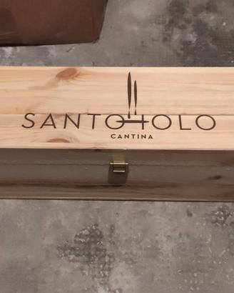 Cassetta in legno per vino Santo Iolo