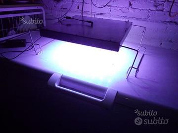 Plafoniera a led marino alba giorno notte 40x40